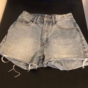 John Galt High-Waisted Denim Shorts